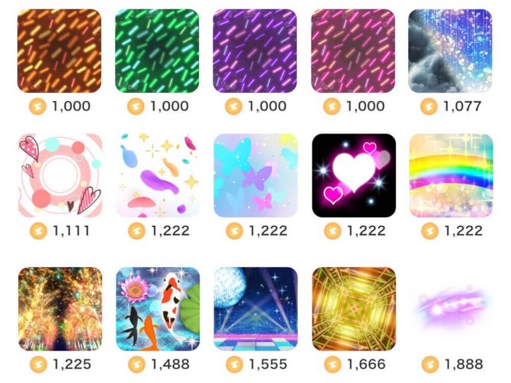 1,000コイン〜5,600コインのギフトアイテム-52